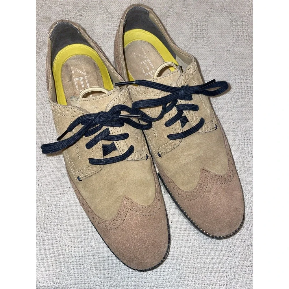 Cole Haan Zerogrand Men’s Casual Oxfords Size 9 M Brown Leather Athleisure Party